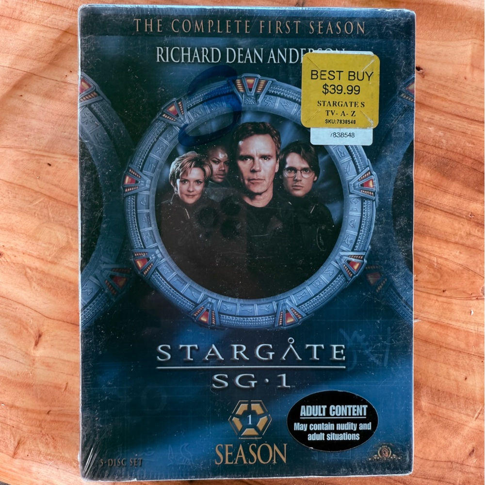 Stargate SG-1 seasons one compete sealed dvd y2k tv show series